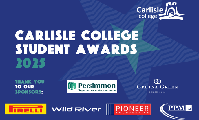 Carlisle College Student Awards Certificates