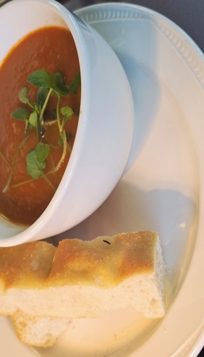 Tomato Soup With Focaccia 2